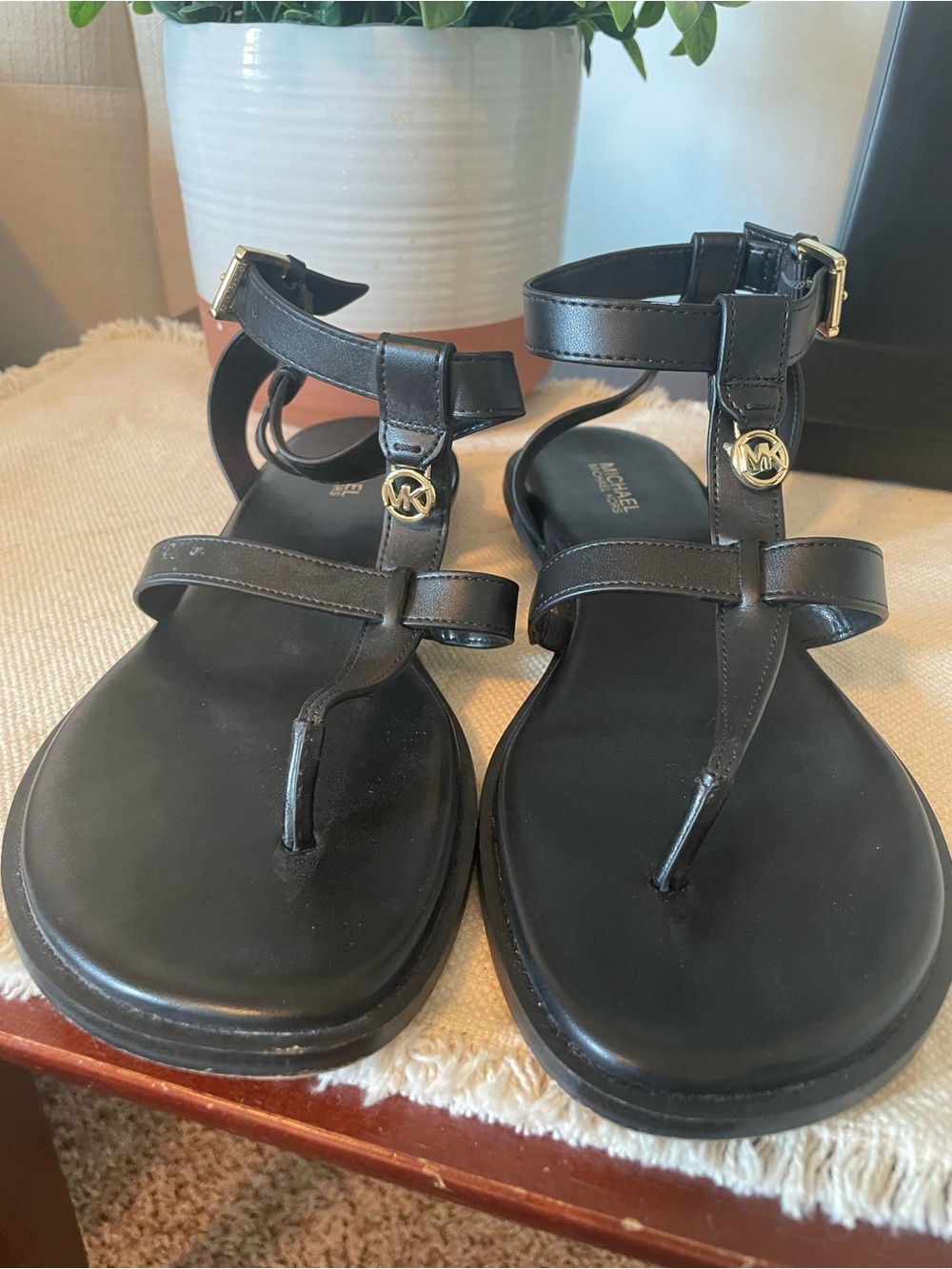 Michael Kors black Sasha gladiator sandal size 9